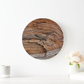 Rustisch hout grote klok (Huis)