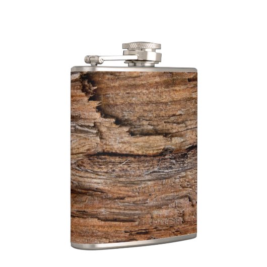 Rustisch hout heupfles (Rechts)