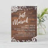 Rustisch hout, licht- en aardewerk kaart (Staand voorkant)