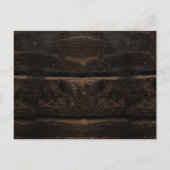 Rustisch hout met de uitnodiging van de het weduwe (Achterkant)