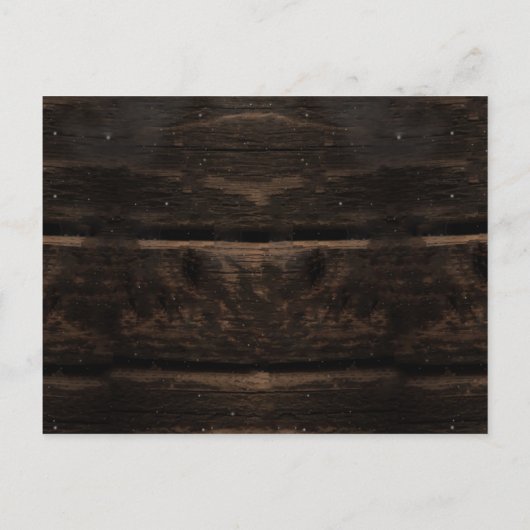 Rustisch hout met de uitnodiging van de het weduwe (Achterkant)