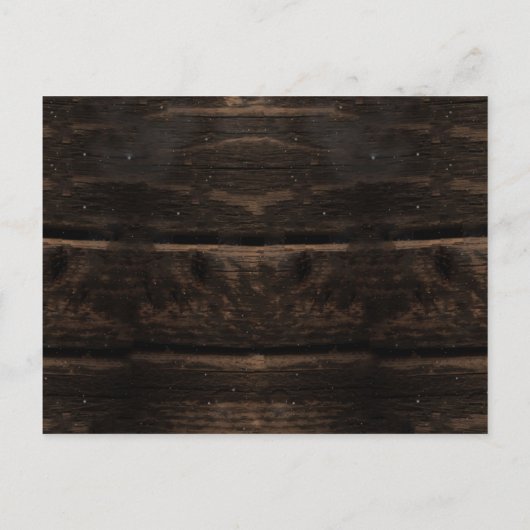 Rustisch hout met de uitnodiging van de het weduwe (Achterkant)