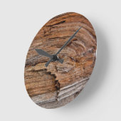 Rustisch hout ronde klok (Hoek)