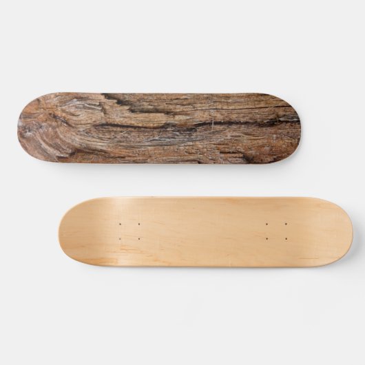 Rustisch hout skateboard (Horizontaal)