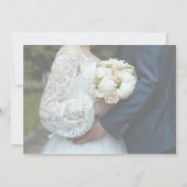 Rustisch hout, taarlampen bruiloft bedankt voor je kaart (Achterkant)