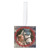 Rustisch hout Traditioneel paardenpet 4 Foto Decoratie (Voorkant)