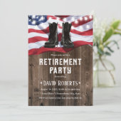 Rustisch hout Vlag van de partij voor militaire af Kaart (Staand voorkant)