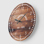 Rustisch houten Boerderij Land Wooden Grote Klok (Hoek)