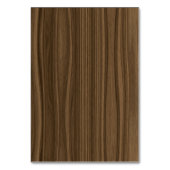 Rustisch houten leder Wreath Weddenschappen Kaart (Achterkant)