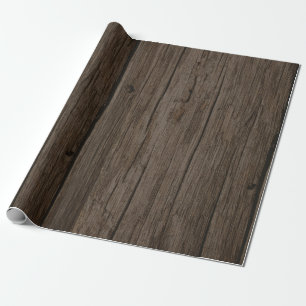Rustisch houten verdampingspapier met barnenplank cadeaupapier