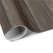 Rustisch houten verdampingspapier met barnenplank cadeaupapier (Rol Hoek)