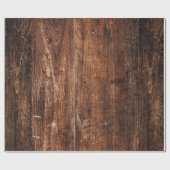 Rustisch houten verpakkingspapier cadeaupapier (Vlak)