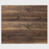 Rustisch houten wrapppapier cadeaupapier (Vlak)