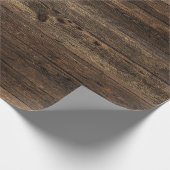 Rustisch houten wrapppapier cadeaupapier (Hoek)