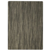 Rustisch houtslankbord klembord (Achterkant)