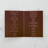 Rustisch houtsroze vlinderprogramma kaart (Binnen)