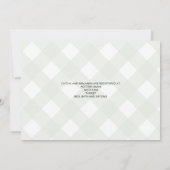 Rustisch I Do BBQ Sunflower Pset Vrijgezellenfeest Kaart (Achterkant)