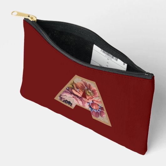 Rustisch Initiaal A Bourgogne Etui (Open)