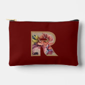 Rustisch Initiaal R Bourgogne Etui (Voorkant)