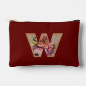 Rustisch Initiaal W Bourgogne Etui (Voorkant)