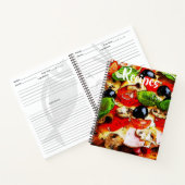 Rustisch Italiaans Pizza Recipe Book Notitieboek (Binnen)
