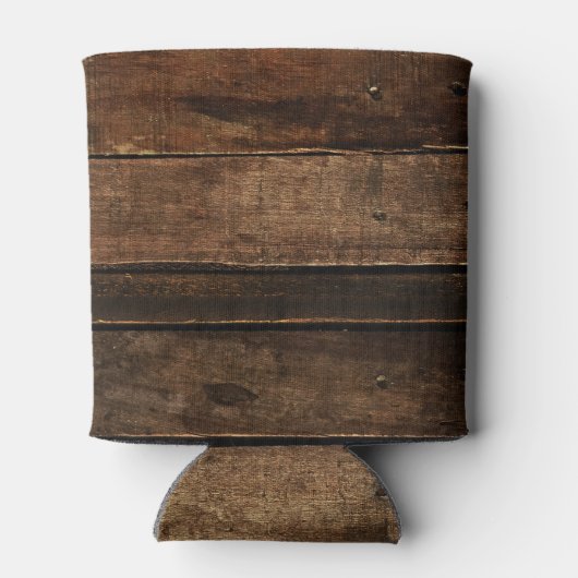 Rustisch kerstfeest blikjeskoeler (Achterkant)