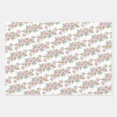 Rustisch kerstfeest in Poinsettia Inpakpapier Vel (Voorkant 3)