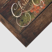 Rustisch kerstfeest tissuepapier (Detail)