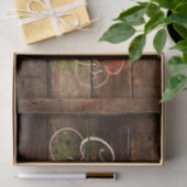 Rustisch kerstfeest tissuepapier (Geschenk)