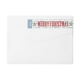 Rustisch kerstlabel voor banner