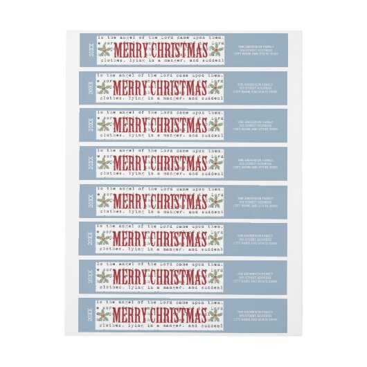 Rustisch kerstlabel voor banner (Vel)