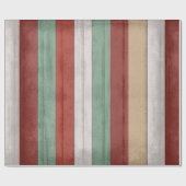 Rustisch  kleurrijk hout cadeaupapier (Vlak)