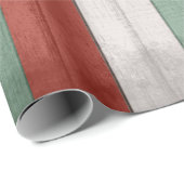 Rustisch  kleurrijk hout cadeaupapier (Rol Hoek)