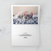 Rustisch krijtbord van Heilige Nacht Kerstmis Feestdagen Kaart (Binnen)