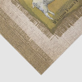 Rustisch  lampblaaspatroon tissuepapier (Detail)