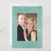 Rustisch land Barn Eucalyptus Anemone Wedding Kaart (Achterkant)