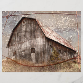 Rustisch land Barn  Texture Grey Sky