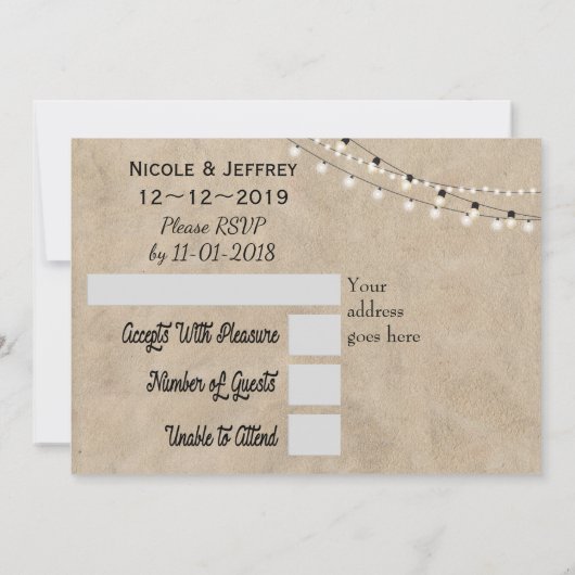 Rustisch land Barn Wedding Sunflower Mason Jar (Achterkant)