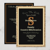 Rustisch land BBQ-reünie Kaart (Voorkant / Achterkant)