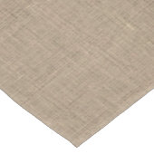 Rustisch land:  beige burlap en witte kant tafelkleed (Gekanteld)