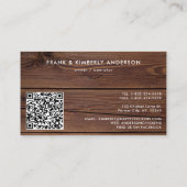 Rustisch land Boerderij van kippen — Verse eieren Visitekaartje (Achterkant)