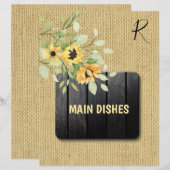 Rustisch land bolap recept organisator (Voorkant / Achterkant)