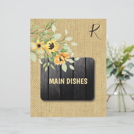 Rustisch land bolap recept organisator (Staand voorkant)