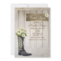 Rustisch Land Boot met Daisies Vrijgezellenfeest