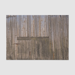 Rustisch land Bruine Barn Wood Ontvanger Tissuepapier