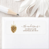 Rustisch land dat de kloon van de Pine Holiday han Etiket (Insitu)