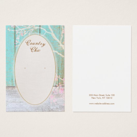 Rustisch land dat een DisplayCard verdient Visitekaartje (Voorkant /achterkant)