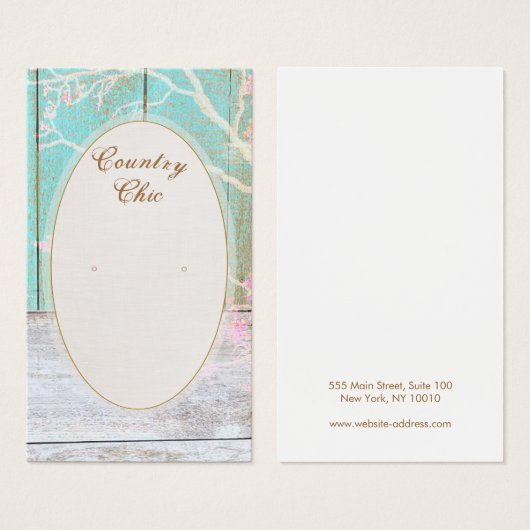 Rustisch land dat een DisplayCard verdient Visitekaartje (Voorkant /achterkant)