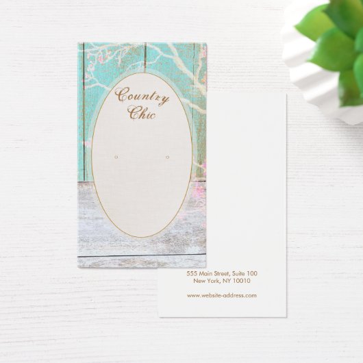 Rustisch land dat een DisplayCard verdient Visitekaartje (Bureau)