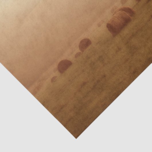  Rustisch land Farmhouse Hay Bales Tissuepapier (Detail)